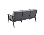 wysoka sofa grafitowa Samvaro grafit