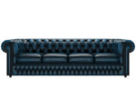 Chesterfield antyczny niebieski