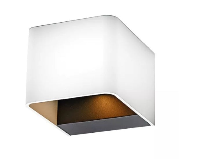 lampa elewacyjna Square biała
