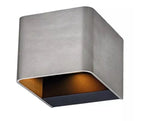 lampa elewacyjna Square szara