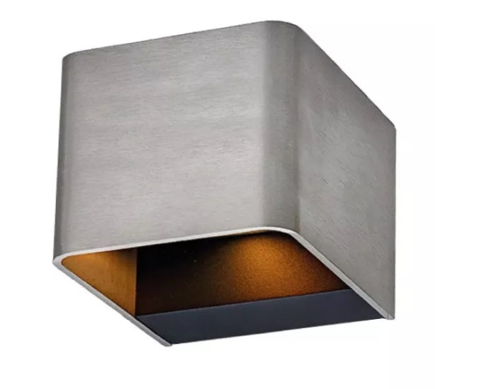 lampa elewacyjna Square szara