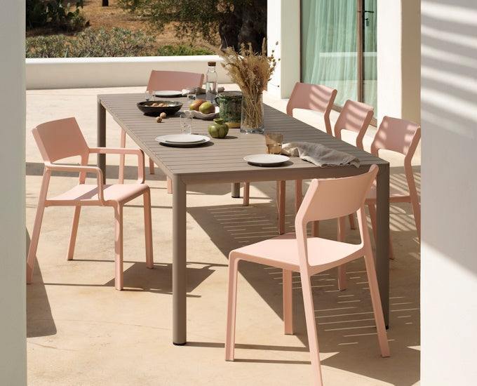 Tybr stół rozsuwany kawa z mlekiem