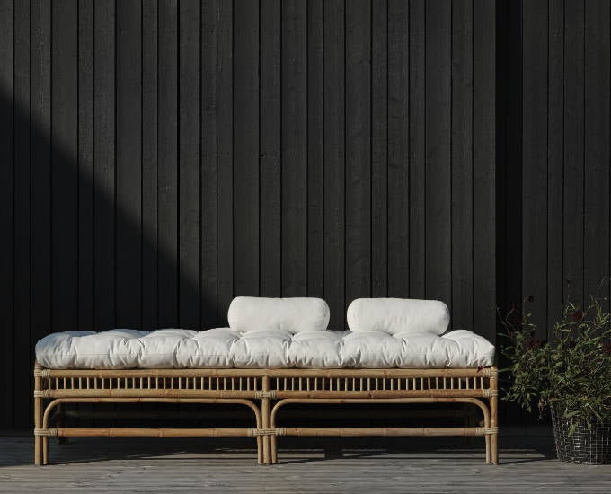 rattanowy szezlong Vallda