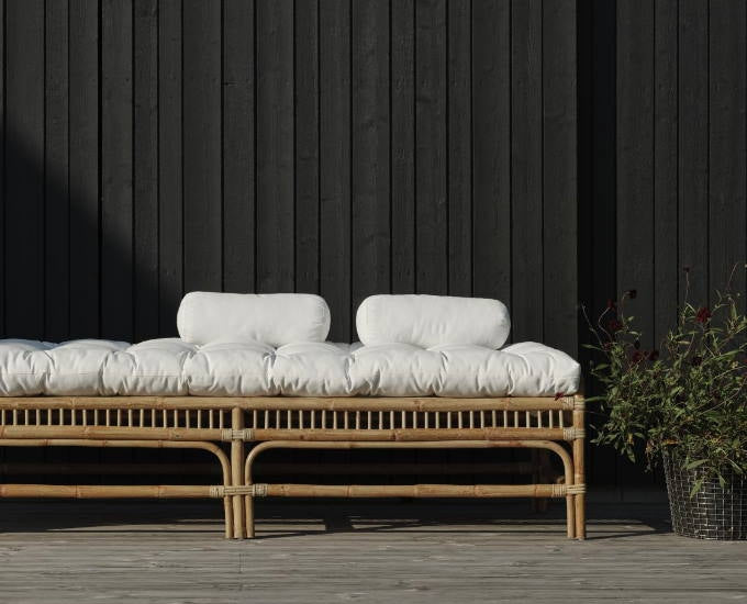 rattanowy szezlong Vallda