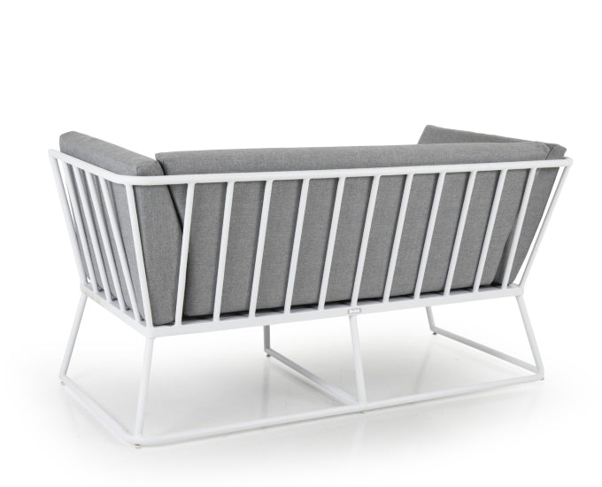 Vence sofa 2 osobowa szare poduchy