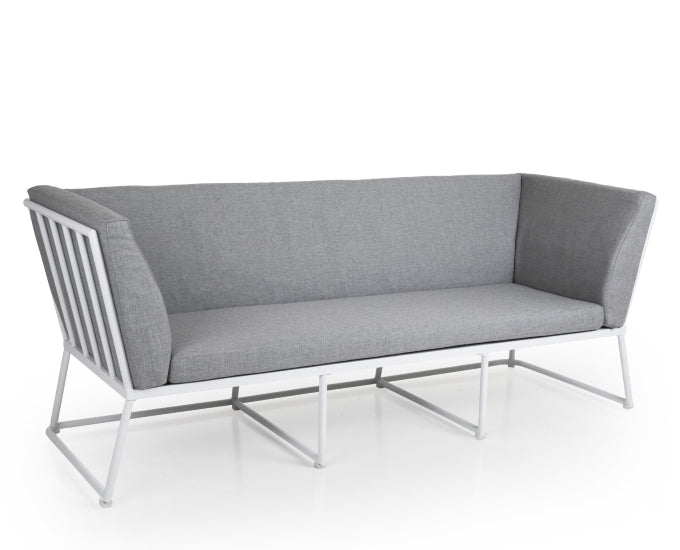 Vence sofa 3 osobowa szare poduchy