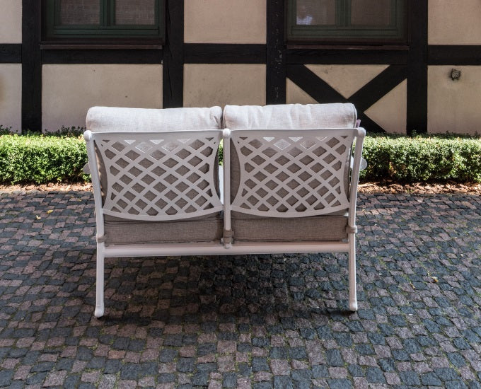 sofa 2 osobowa Vichy białą
