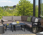 Villac narożnik czarno brązowy