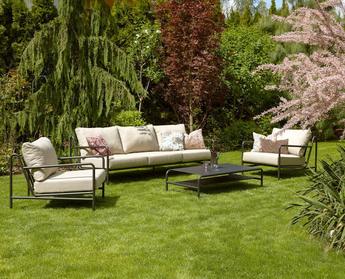 czarny wypoczynek aluminium Waterville