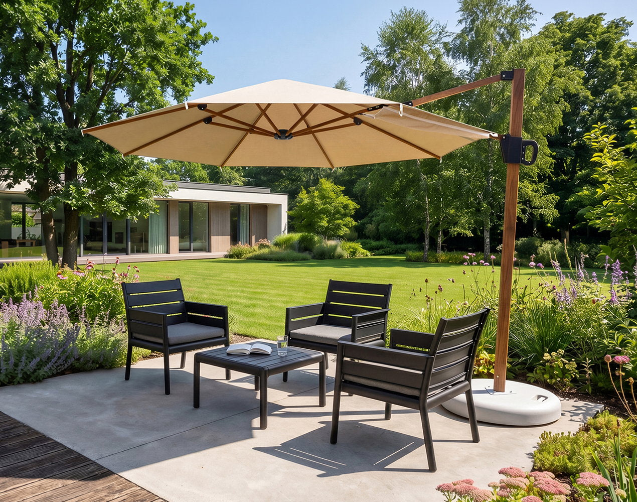 Parasol na nodze bocznej 3 m Woody