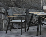 krzesło aluminium teak Brive