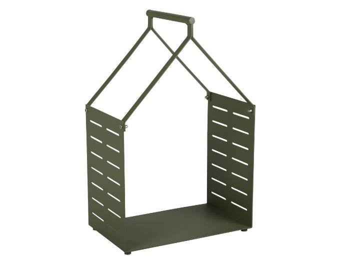 kosz na drewno Antibes zielony