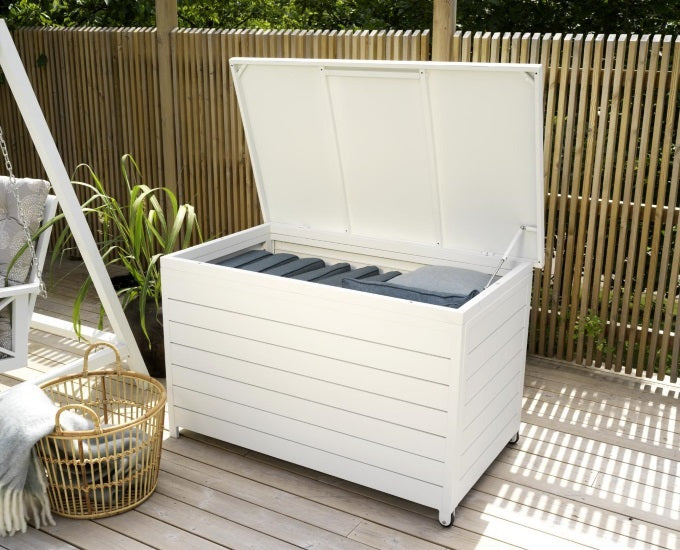 biała skrzynia aluminiowa