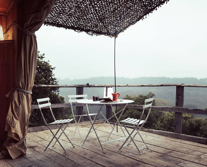 Bistro zestaw biała bawełna