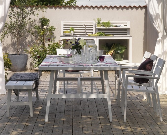 białe krzesła Delia