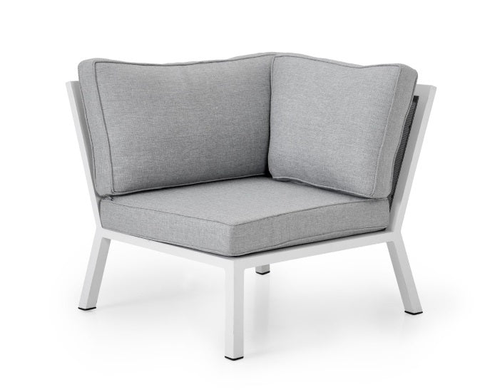 moduł narożny biały Antibes