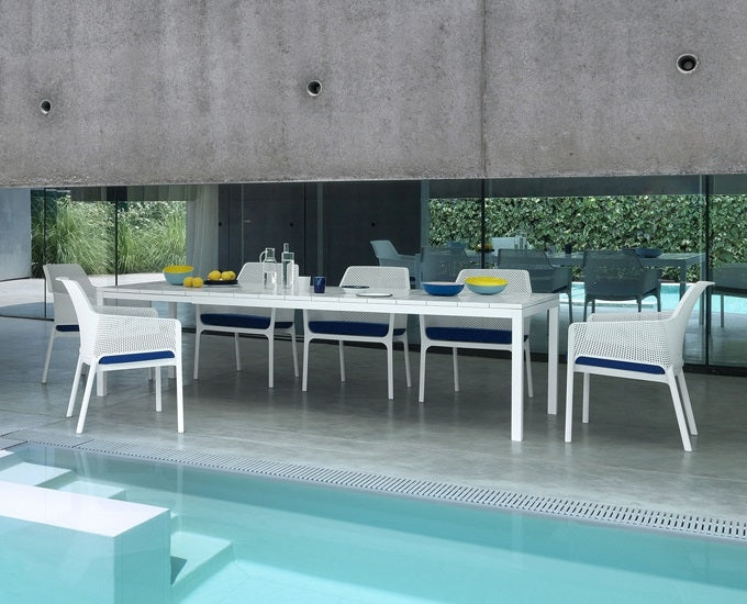 biały Rio 210-280 Nardi fotele Net Relax