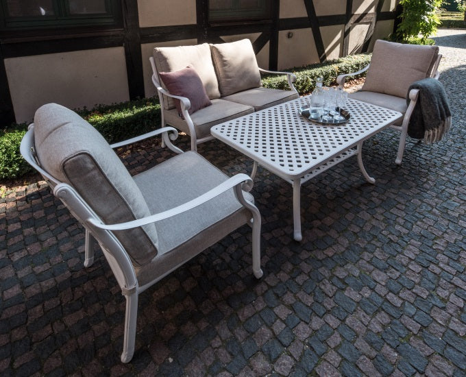 sofa 2 osobowa Vichy biała