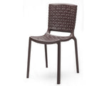 Plecione krzesło Tatami 305 w kolorze brązowym