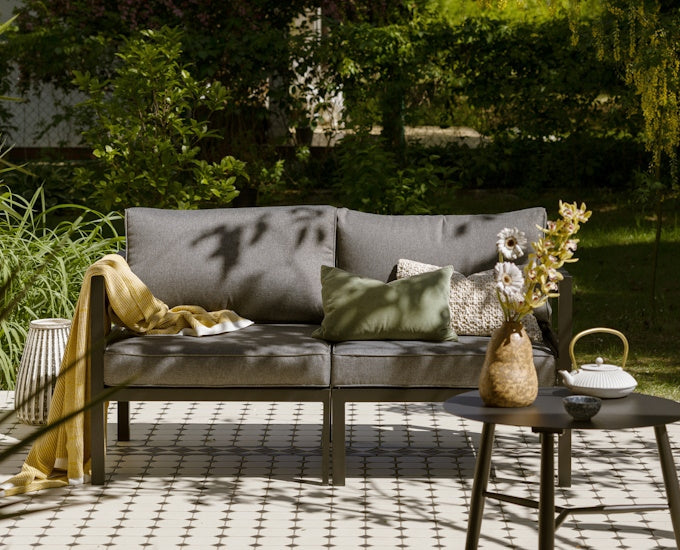 modułowa sofa 2 osobowa Toulouse czarna