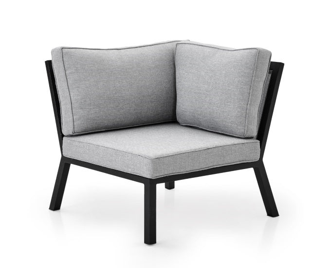 moduł narożny Antibes czarny