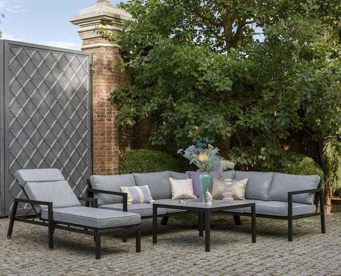  leżak Antibes czarny