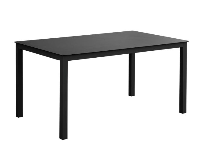 czarny stół 150x90 Rana