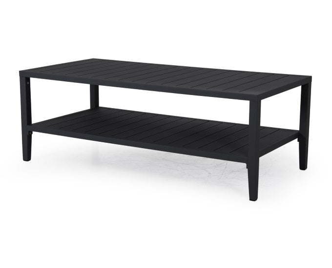 czarny stolik kawowy aluminiowy Cannes