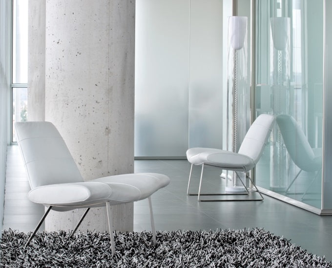 Fotel skórzany Mies 415 w kolorze PBI