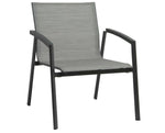 fotel New Top antracyt siatka silver
