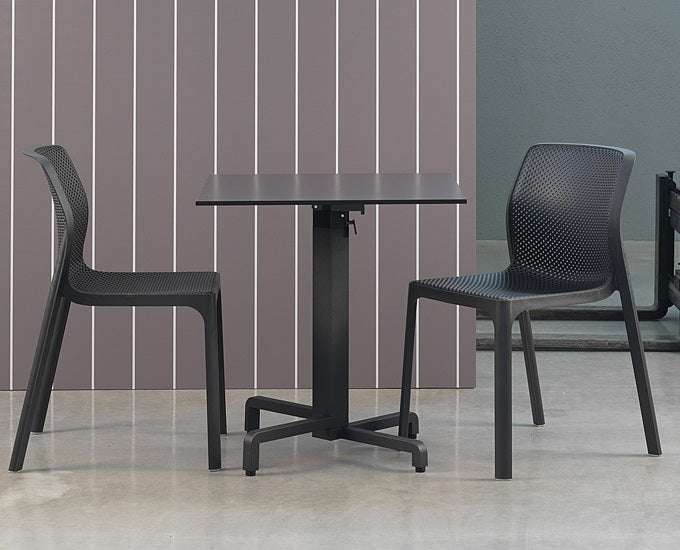 grafitowe krzesła Nardi Bit