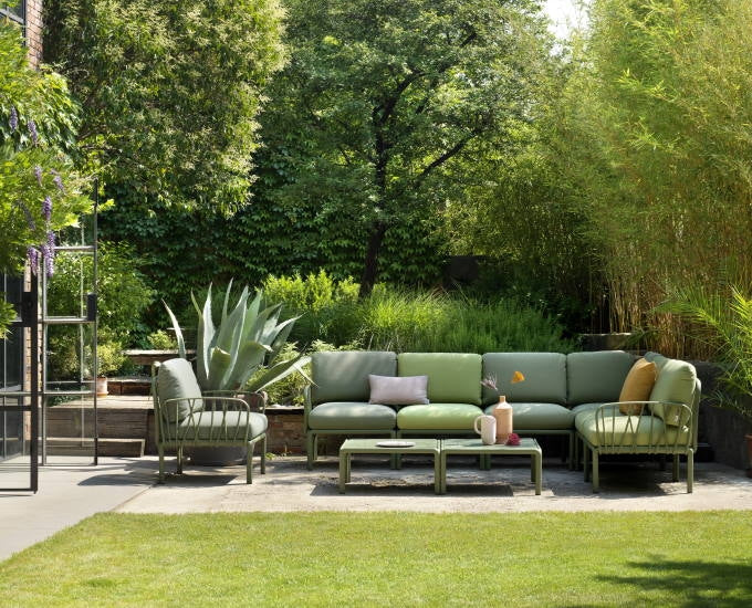 Komodo jasne i ciemne zielone poduszki