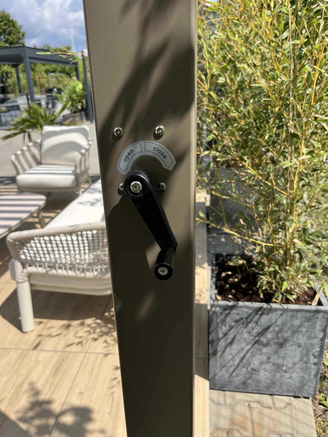 Ręczna pergola lamelowa 5,2×3 Saint Tropez