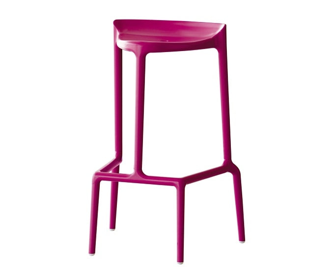 Krzesło barowe Happy 490 w kolorze cyklamen