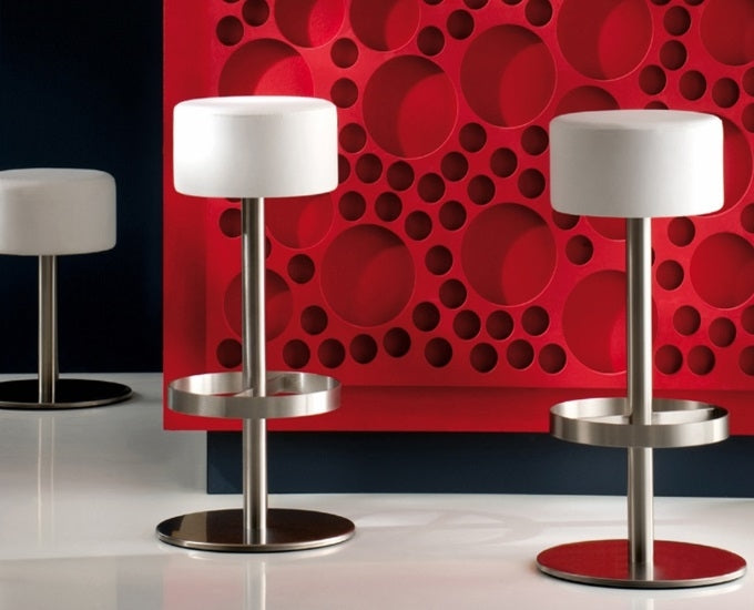 Obrotowe tapicerowane krzesło barowe Tx 4405G