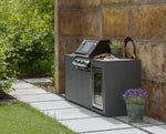 kuchnia ogrodowa z grillem hpl grafit