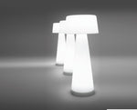 Polietylenowa lampa podłogowa stojąca Time out w kolorze białym