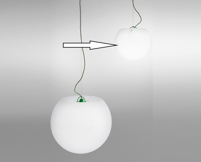 Polietylenowa lampa zewnętrzna Happy Apple
