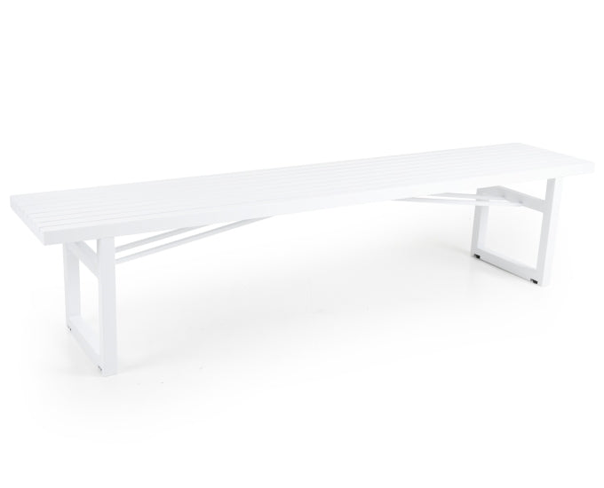 duża ławka aluminiowa Kordoba