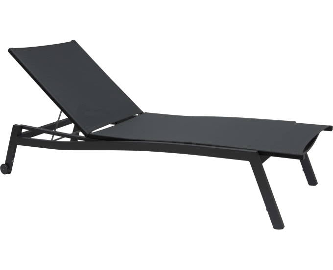 leżak antracyt Allround siatka carbon