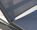 leżak antracyt Allround siatka carbon