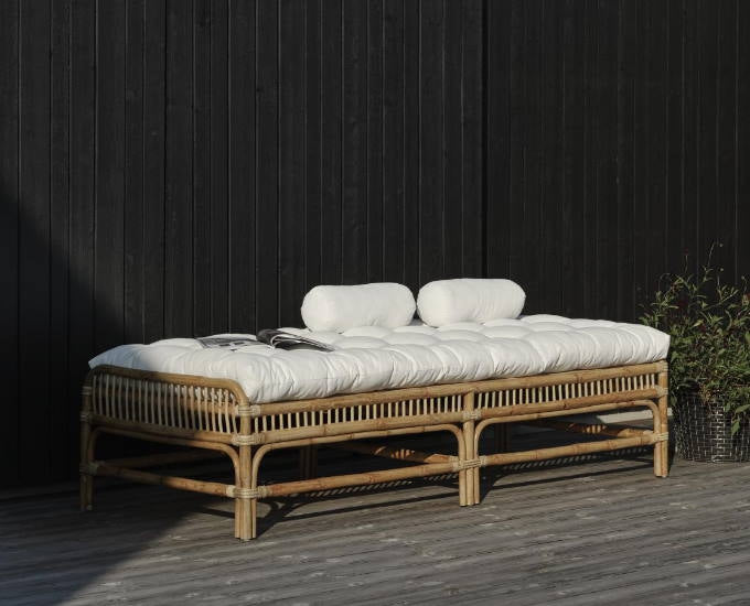 rattanowy szezlong Vallda