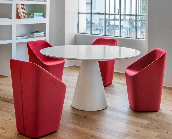 Tapicerowane fotele Log 365 w kolorze G21