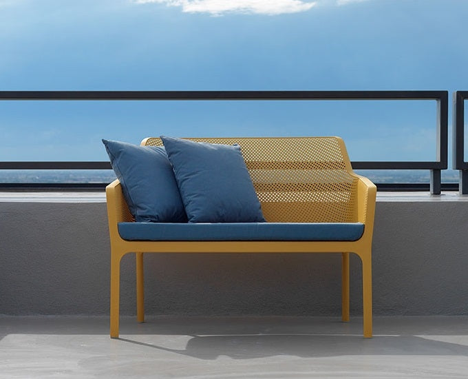 ławka Net musztardowa