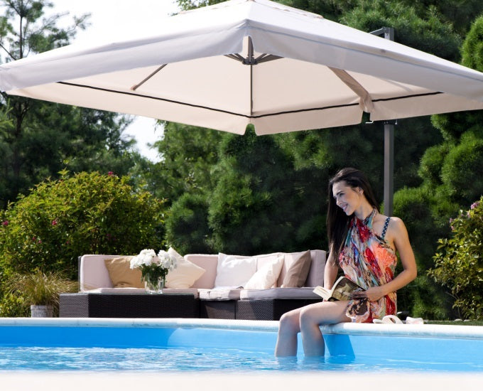parasol 3x3 Rio beżowy