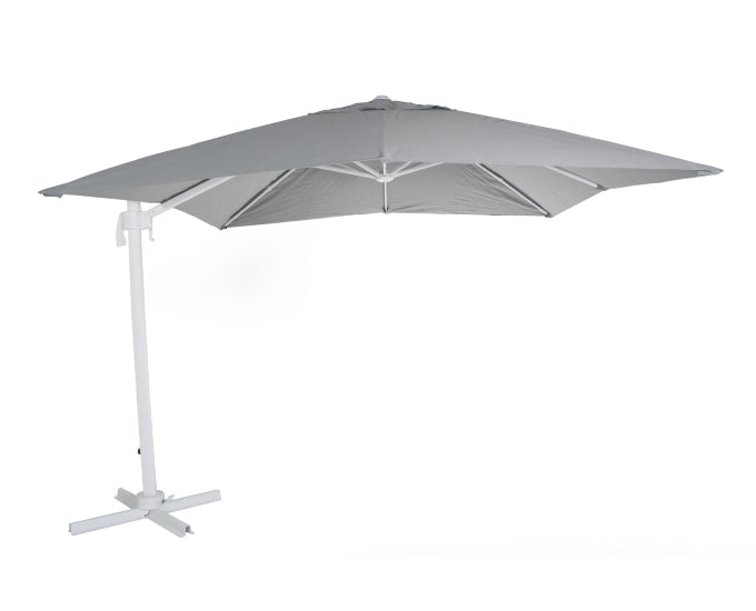 Linz parasol biały szara czasza