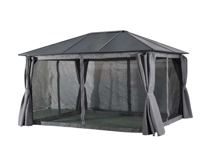 pawilon 4x3 Scopello grafitowo szary