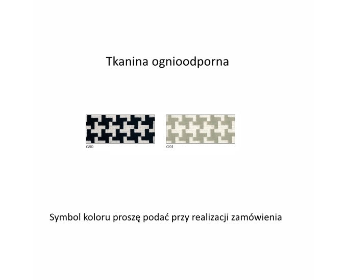 Poduszka do krzesła Queen 650 w kolorach G90-G91
