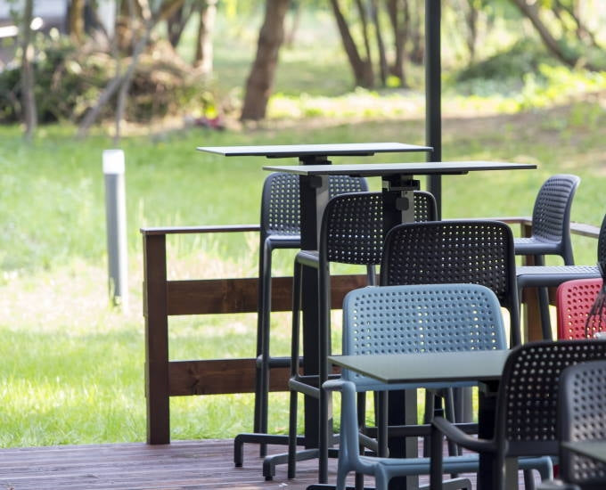 podstawa barowa z blatem składanym Ibisco