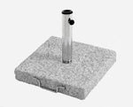 chropowata granitowa podstawa pod parasol kwadratowa 40 kg